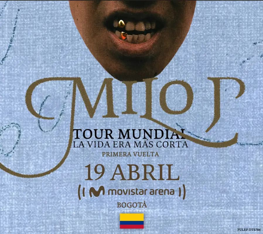 Milo J | La Vida Era Más Corta Tour Mundial — Bogotá 2026 en Bogotá